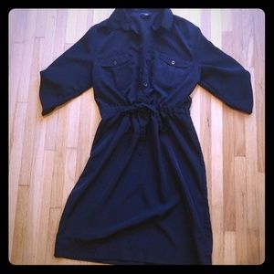 Massimo cinch waist button up dress